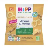 Anneaux fromage crousti'plaisir BIO - dés 12 mois, Hipp   (25 g)