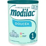 Lait en poudre 1er âge Doucea sans huile de palme - de 0 à 6 mois,  Modilac (820 g)