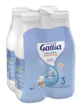 Pack Lait de croissance Calisma 3 - dès 12 mois, Gallia (4 x 1 L)