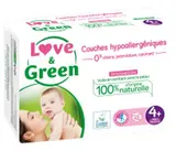 Couches sensitives et écologiques - T4+, Love & Green (x 42)