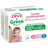 Couches sensitives et écologiques - T5, Love & Green (x 40)