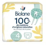 Couches éco responsable T4 / 7-18kg, Biolane (x 44)