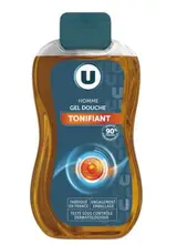 Gel douche homme tonifiant, U BIO (250 ml)