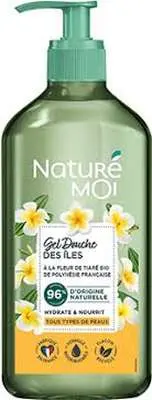 Gel douche fleur de tiaré, Nature Moi  (500 ml)