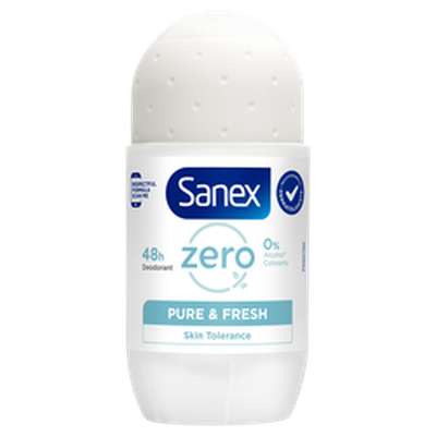 Déodorant bille 0% invisible, Sanex (50 ml)