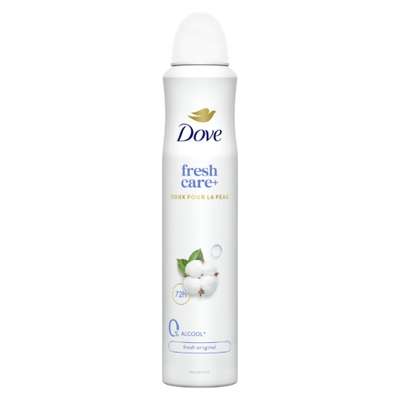 Déodorant spray 0% d'alcool - fresh care, Dove (200 ml)