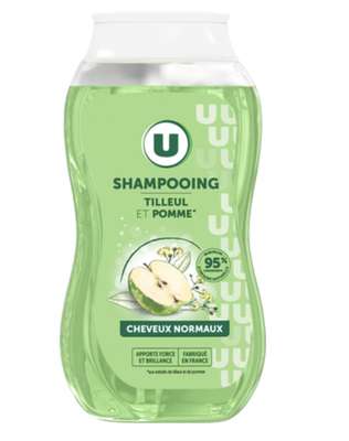 Shampooing cheveux normaux pomme & tilleul, U (250 ml)
