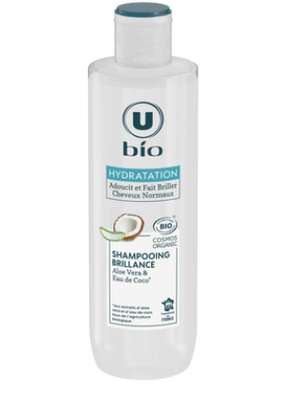 Shampooing tous types de cheveux eau de coco & aloe vera, U (250 ml)