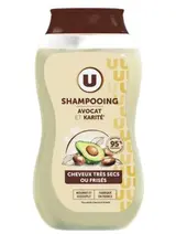 Shampooing cheveux très secs ou frisés karité & avocat, U (250 ml)