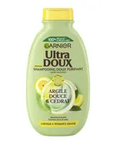 Shampoing doux purifiant argile cédrat, Ultra Doux (300 ml)