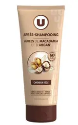 Après shampooing cheveux secs huile argan & macadamia, U (200 ml)