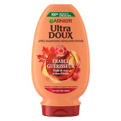 Après-shampoing ricin réparation intense à la sève d'érable, Ultra Doux (250 ml)