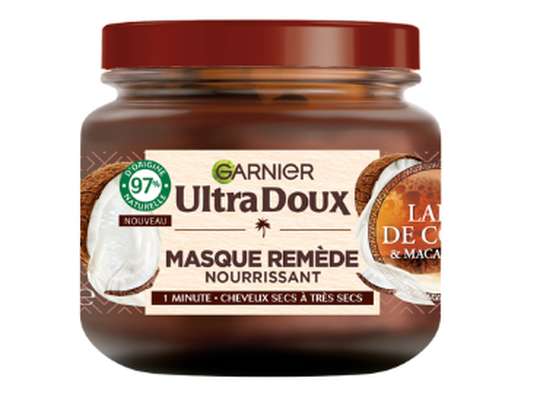 Masque remède nourrissant lait de coco, Ultra Doux (340 ml)
