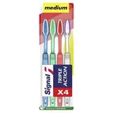 Brosse à dents triple action medium, Signal (x 4)