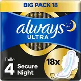 Serviettes ultra Secure Night, Always (X18)