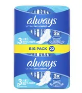 Serviette ultra nuit, Always (x 22)