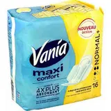 Serviettes Maxi Confort Normal +, Vania (x 16)
