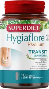 Hygiaflore Transit ventre plat BIO, Superdiet (100 gélules)