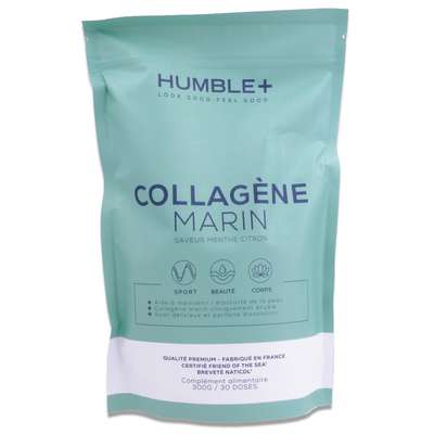 Collagène marin en poudre menthe citron, Humble +  (300 g)