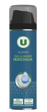 Gel à raser homme fraîcheur atomiseur, U (200 ml)