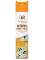 Désodorisant anti-tabac parfum agrumes, U (300 ml)