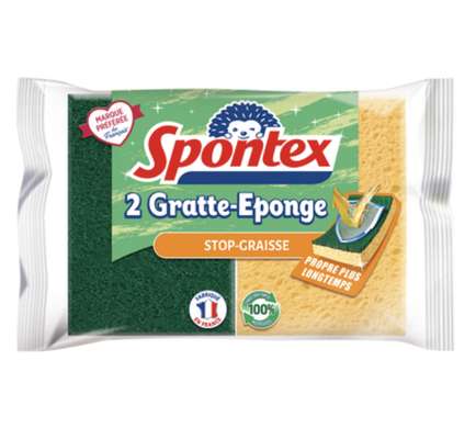 Gratte éponges stop-graisse, Spontex (x 2)