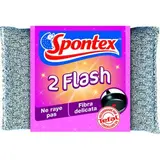 Éponge grattante à vaisselle non rayante Flash, Spontex (x 2)