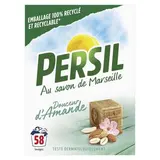 Lessive en poudre douceur d'amande au savon de Marseille, Persil (58 lavages, 3 kg)