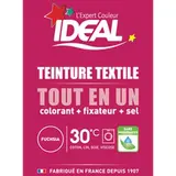 Teinture textile tout en 1 mini fuchsia, Ideal (paquet de 230 g)