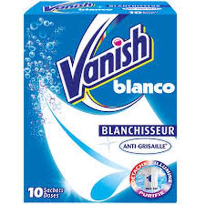 Activateur de blanc, Vanish (10 sachets)