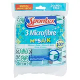 Microfibre mosaïque, Spontex (x 3)