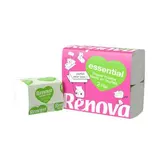 Papier toilette plat 2 plis essential, Renova (x 4)