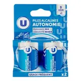 Piles LR20 D, U (x 2)