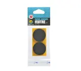 Patins adhésifs feutre, U (x 4)