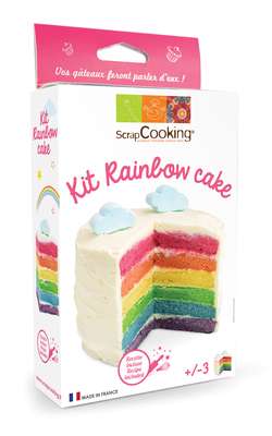 Kit Rainbow Cake, Scrapcooking