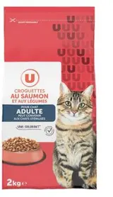 Croquettes saumon chat, U (2 kg)
