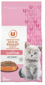 Croquettes chaton poulet, U (2 kg)