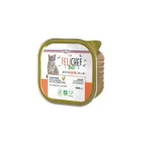 Terrine de volaille et légumes en barquette pour chat BIO, Felichef (100 g)