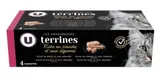 Sachets fraîcheur pour chat Les savoureuses terrines riche en viandes& légumes, U (4 x 100 g)