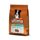 Croquettes chiens repas equilibre light, Ultima (2 kg)