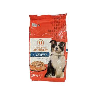 Croquettes poulet chien, U (10 kg)