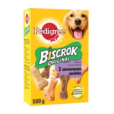 Biscuits pour chien Biscrok, Pedigree (500 g)