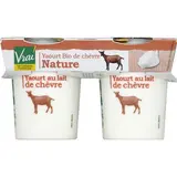 Yaourt Nature de chèvre BIO, Vrai (2 x 125 g)