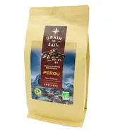Café du Pérou grains BIO, Grain de sail (500 g)