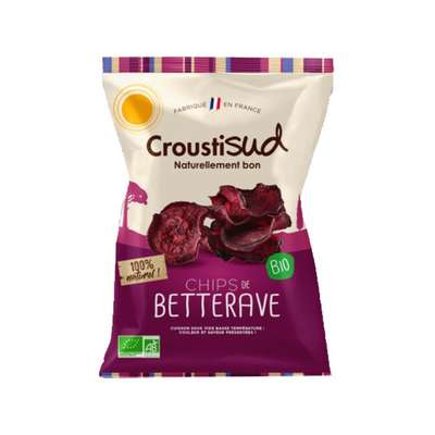 Chips de betterave BIO, Croustisud (70g)