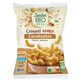 Crousti apéro cacahuètes -30% de sel bio, Jardin Bio Etic (85 g)