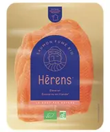 Saumon fumé BIO d'Irlande ou d'Ecosse selon arrivage, Herens (3 tranches, 130 g)