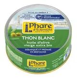 Thon blanc Germon à l'huile d'olive BIO, en boîte 1/5, Phare d'Eckmuhl (160 g)