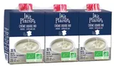 Crème liquide entière UHT BIO, 30 % MG/PF, Lait Plaisirs (3 x 20 cl)