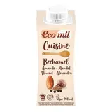 Crème cuisine béchamel aux amandes BIO, Ecomil (200 ml)